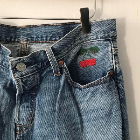 Vintage Patchwork Straight Jean Levi’s - Picture 2 of 3